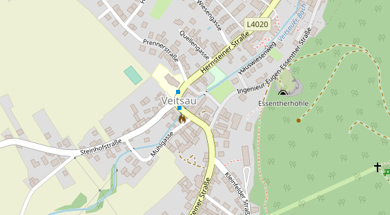 Restaurant auf Karte