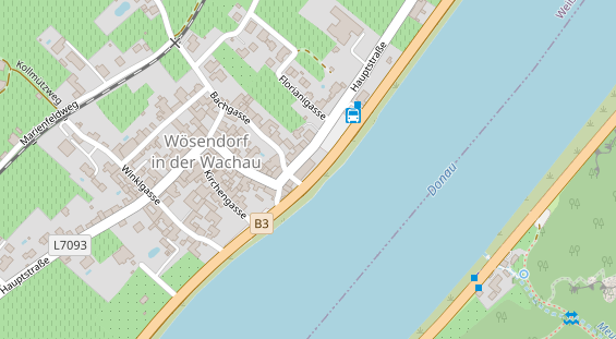 Restaurant auf Karte