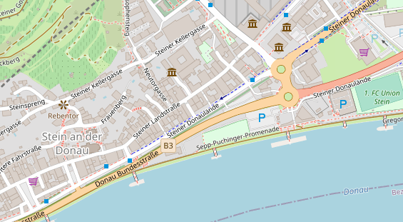 Restaurant auf Karte