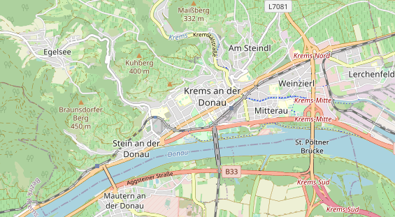 Restaurant auf Karte