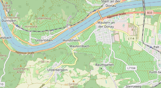 Restaurant auf Karte