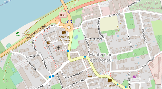 Restaurant auf Karte