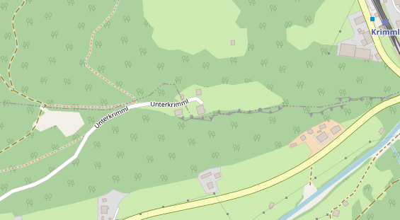 Restaurant auf Karte