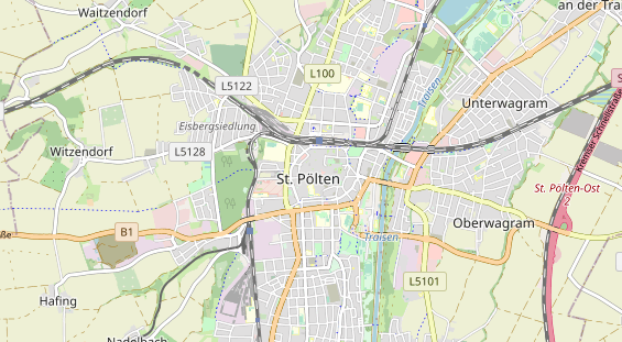 Restaurant auf Karte