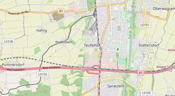 Restaurant auf Karte