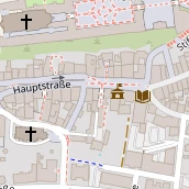 Restaurant auf Karte