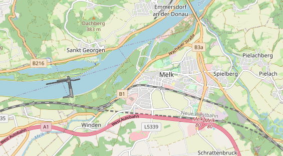 Restaurant auf Karte