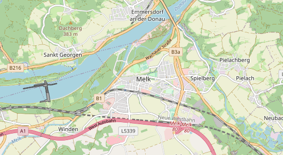 Restaurant auf Karte