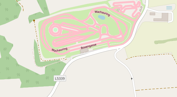 Restaurant auf Karte