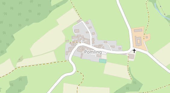 Restaurant auf Karte