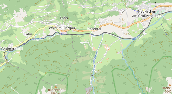 Restaurant auf Karte