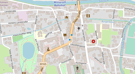 Restaurant auf Karte