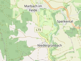 Restaurant auf Karte
