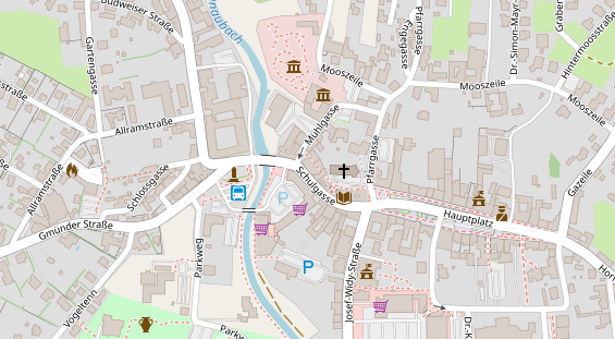 Restaurant auf Karte