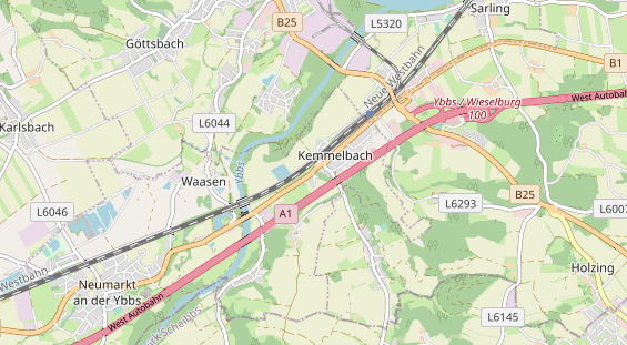 Restaurant auf Karte