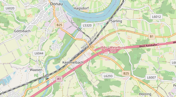 Restaurant auf Karte