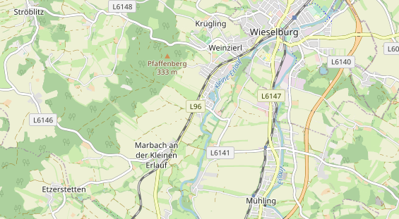 Restaurant auf Karte