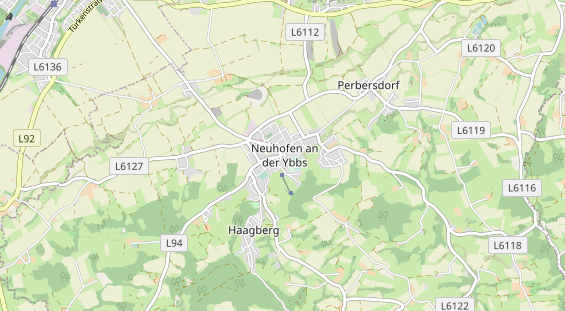 Restaurant auf Karte