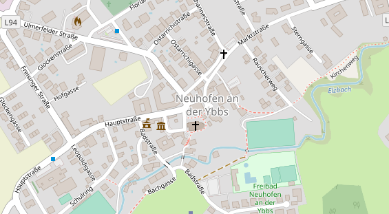 Restaurant auf Karte