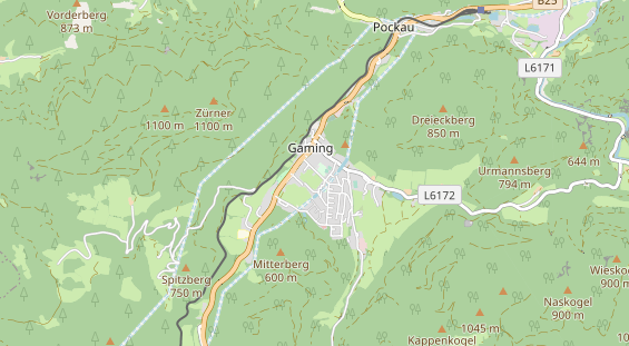 Restaurant auf Karte