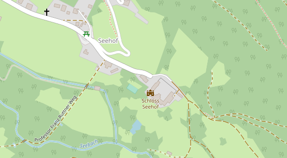 Restaurant auf Karte