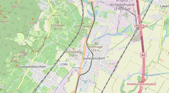 Restaurant auf Karte