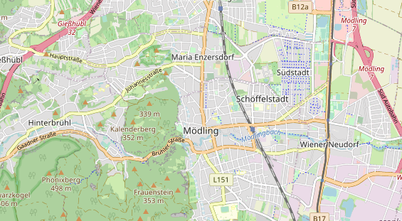 Restaurant auf Karte