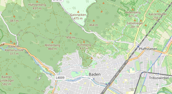 Restaurant auf Karte