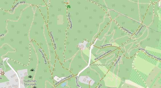 Restaurant auf Karte