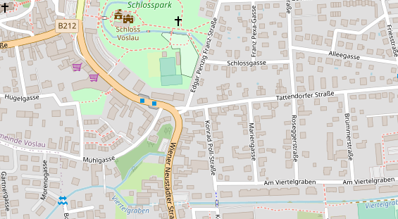 Restaurant auf Karte