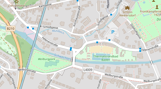 Restaurant auf Karte