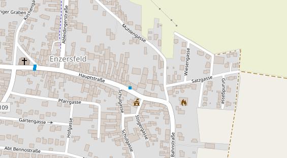 Restaurant auf Karte