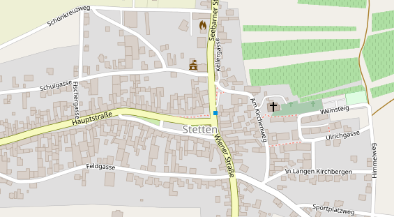 Restaurant auf Karte