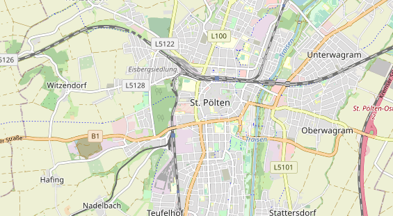 Restaurant auf Karte