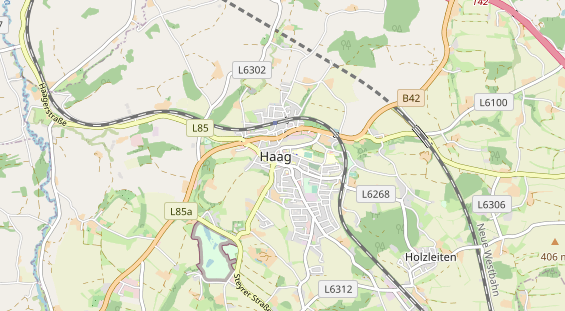 Restaurant auf Karte