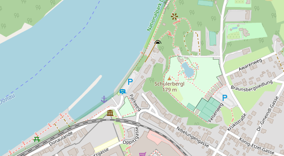 Restaurant auf Karte