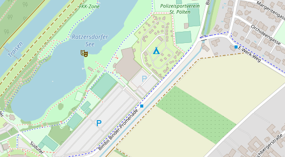 Restaurant auf Karte