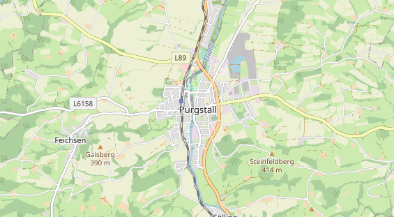 Restaurant auf Karte