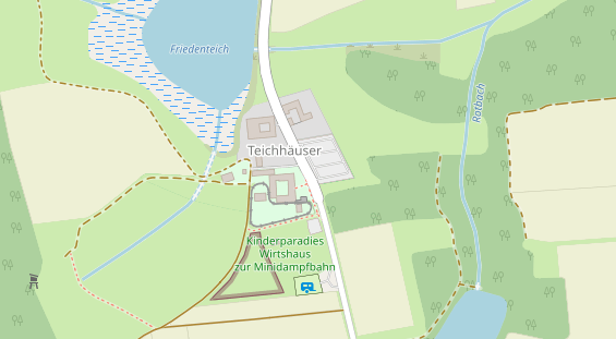 Restaurant auf Karte