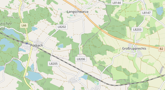 Restaurant auf Karte