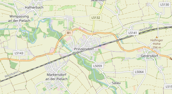 Restaurant auf Karte