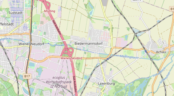 Restaurant auf Karte