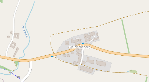 Restaurant auf Karte