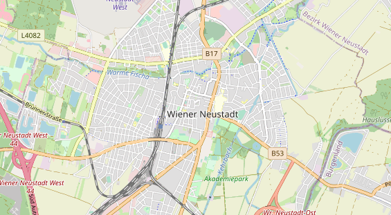 Restaurant auf Karte
