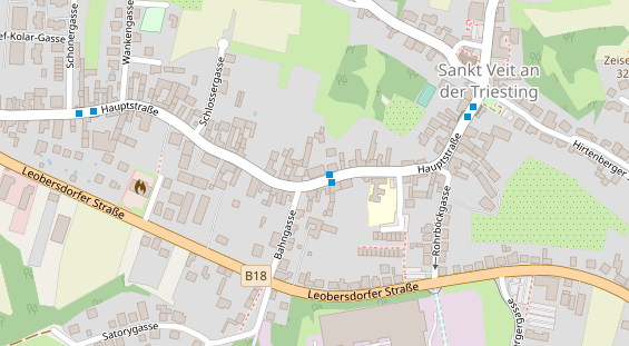 Restaurant auf Karte