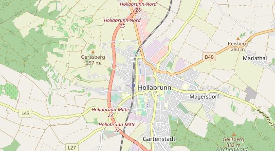 Restaurant auf Karte