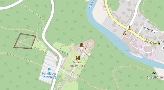 Restaurant auf Karte