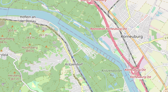 Restaurant auf Karte
