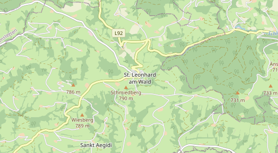 Restaurant auf Karte