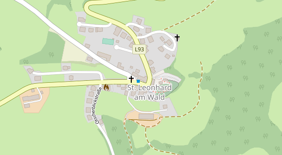 Restaurant auf Karte